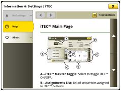 Контекстная справка на главной странице системы iTEC