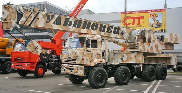 Ульяновец МКТ-50 на четырехосном шасси КАМАЗ