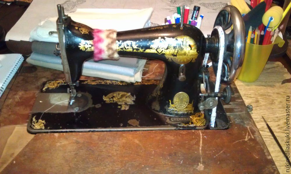 Простой способ изготовления и замены приводного ремня на ножной швейной машинке «Зингер», фото № 4