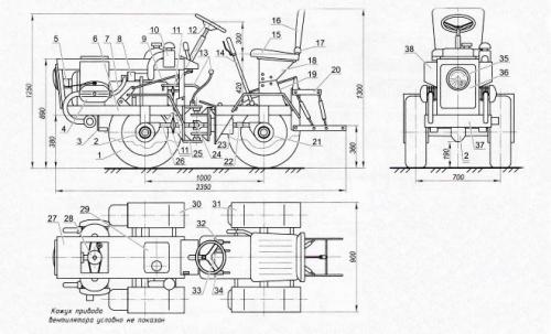 Мини-трактора самоделки 4х4. Как изготовить трактор Классика 4х4 своими руками