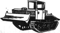 Трелёвочный трактор ТДТ-55А
