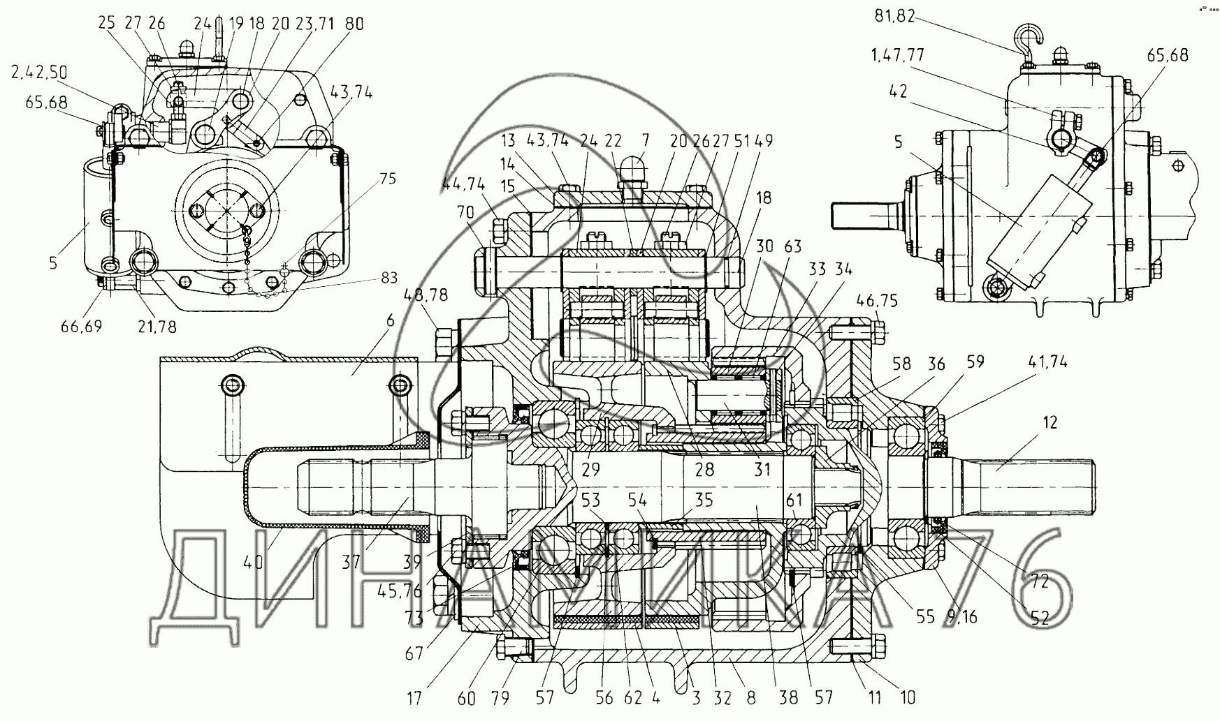 Мотор мтз 82 схема