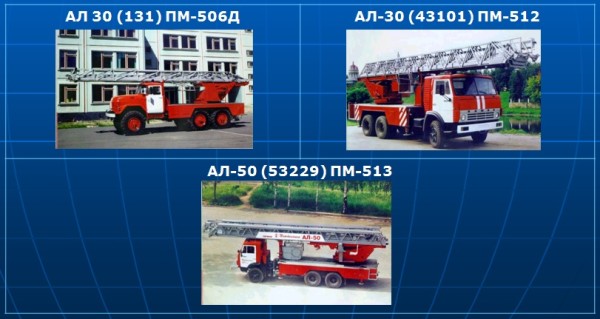 Примеры автолестниц пожарных