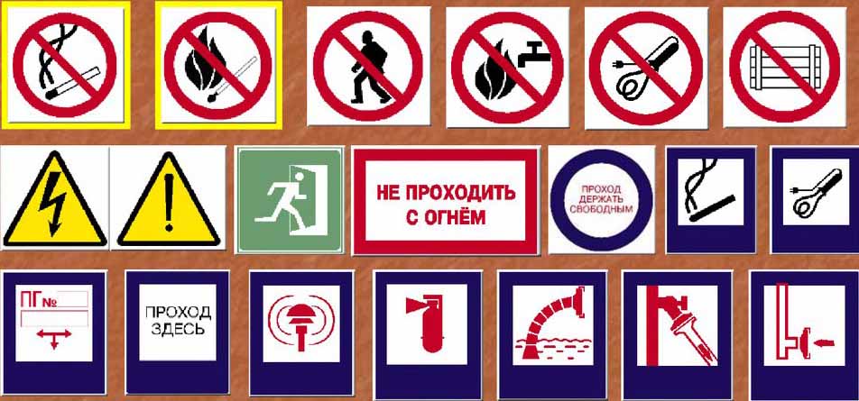 Знаки пожарной безопасности (правила)