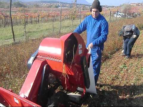 Mini kombajn in čistilnik zrnja in ajda