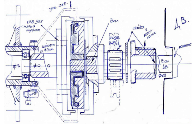 Лодочный мотор из бензопилы - чертеж