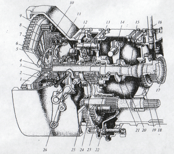 Корпус сцепления мтз 80 схема по ремонту