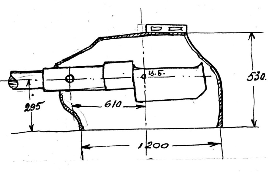 ​Проект литой башни Т-60 с расширенным погоном, декабрь 1941 года - Т-70: подросший малыш 