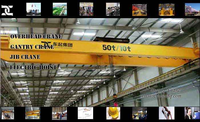 Overhead crane with hook