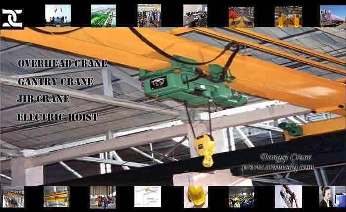Single girder hoist overhead crane