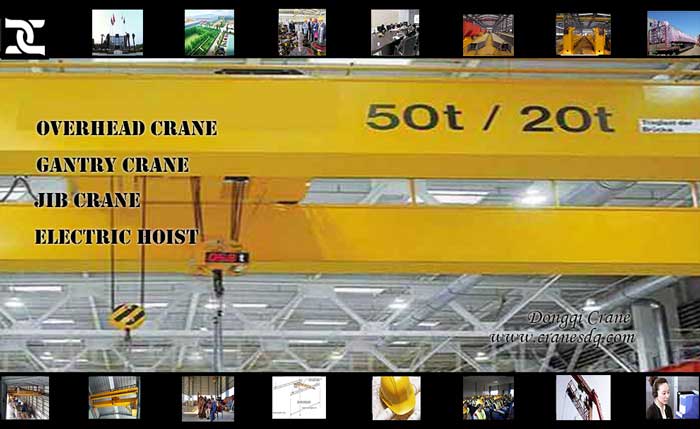Double girder electric hoist overhead crane