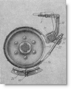 схема тормоза трактора Т-40